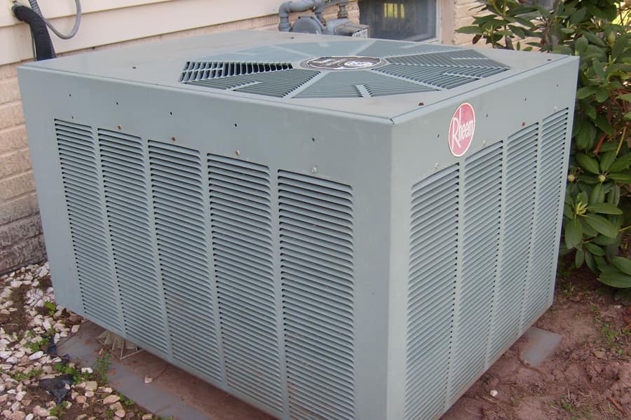 AC condenser unit installation